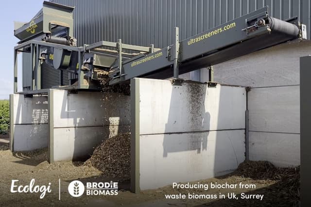 Improving energy efficiency in UK biochar production