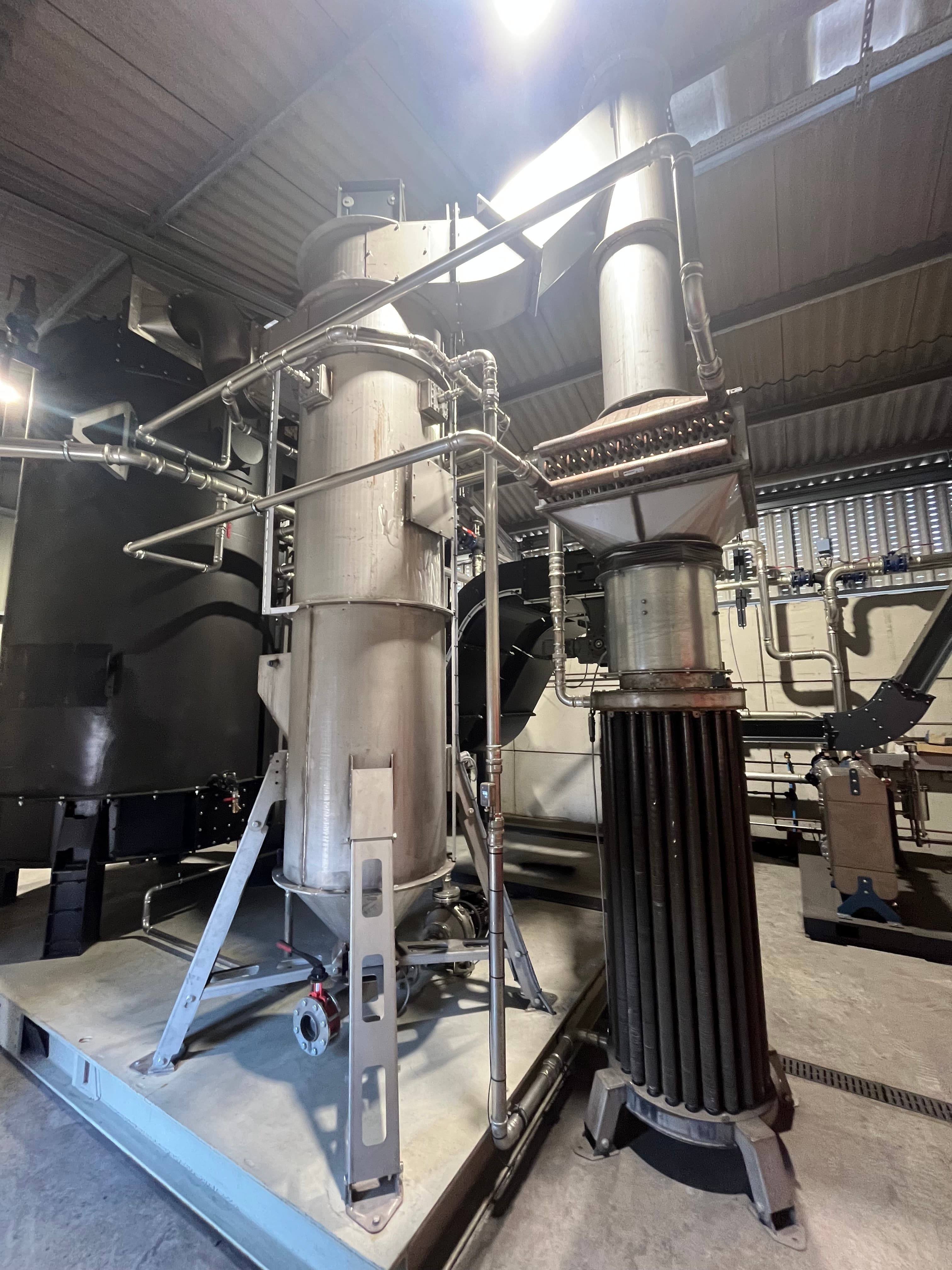 Producing biochar in Surrey