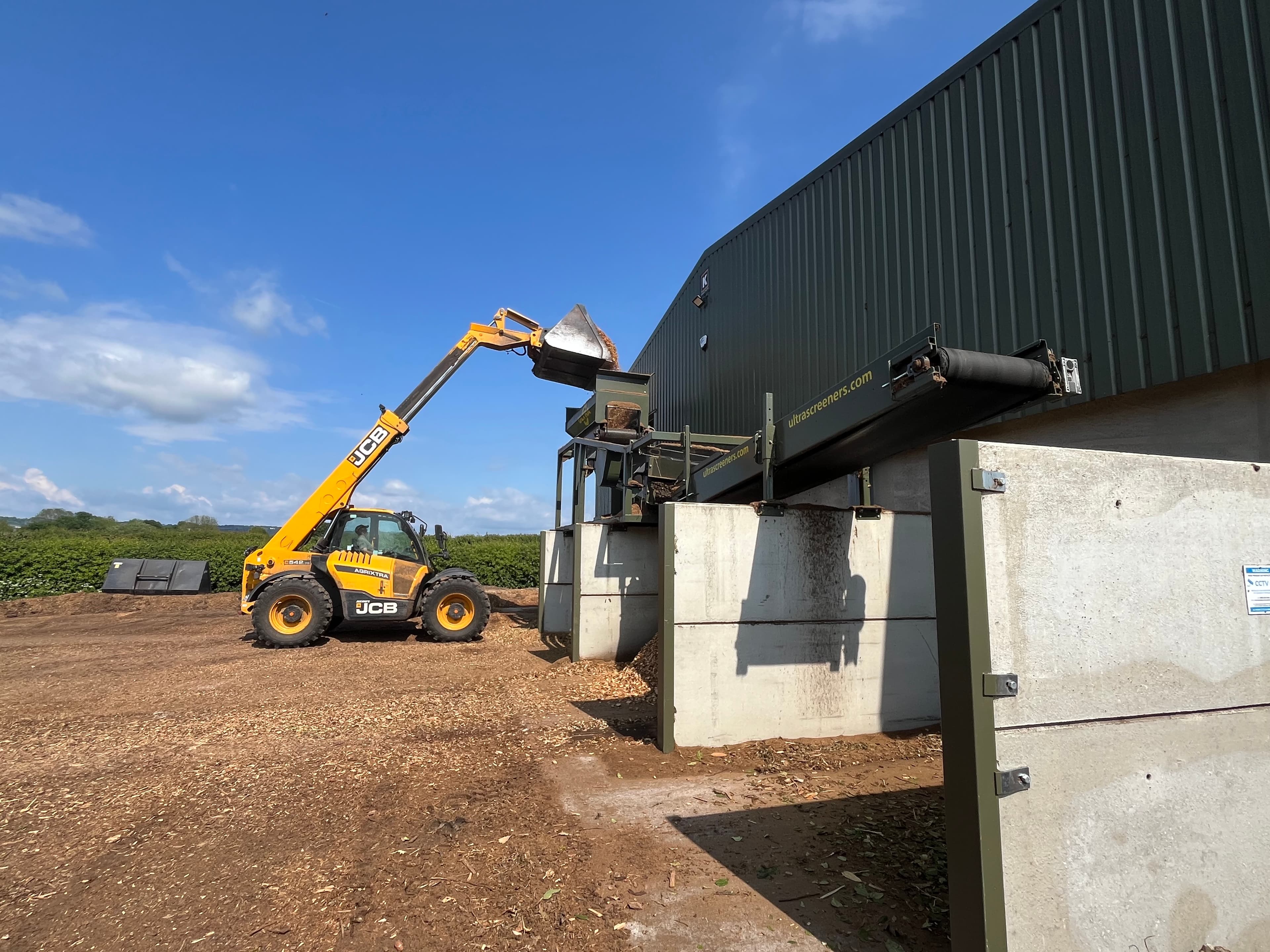 Producing biochar in Surrey