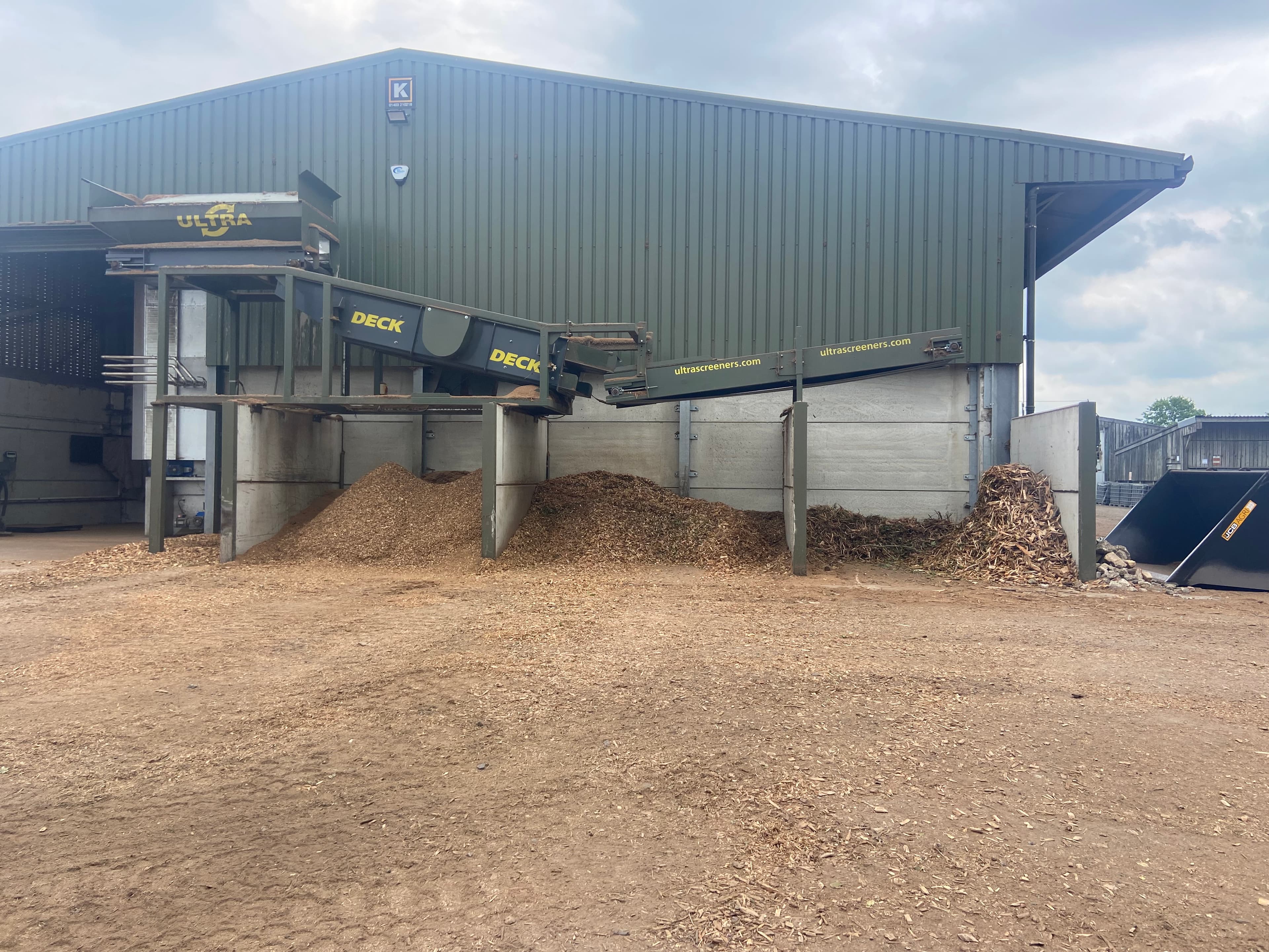 Producing biochar in Surrey